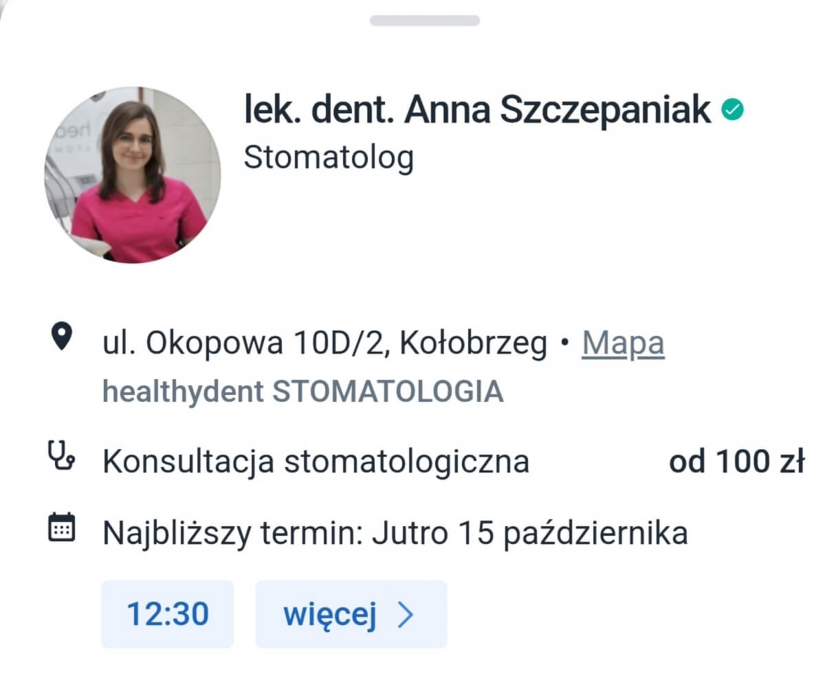 Rejestracja przez znanylekarz.pl